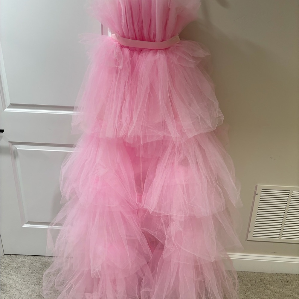 Pink Tulle Gown